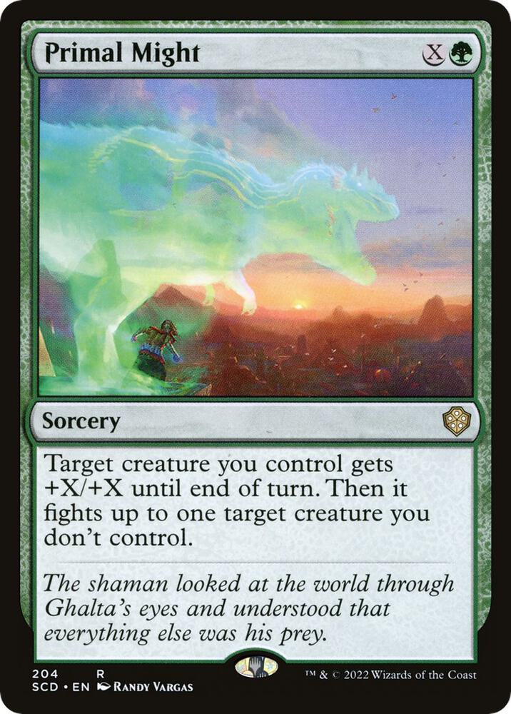 Primal Might 204 (Starter Commander Decks)  | Good Games Adelaide SA
