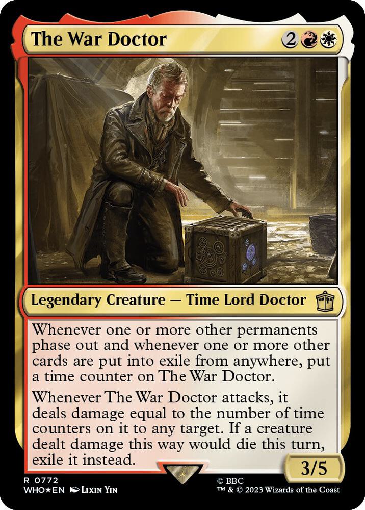 The War Doctor 772 (Universes Beyond: Doctor Who)  - Foil | Good Games Adelaide SA
