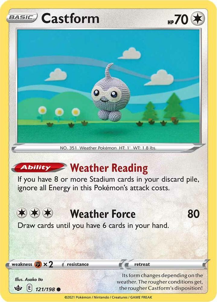 Castform 121/198 (SWSH06: Chilling Reign)  | Good Games Adelaide SA