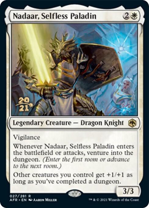 Nadaar Selfless Paladin 27 (Prerelease Cards)  - Foil | Good Games Adelaide SA