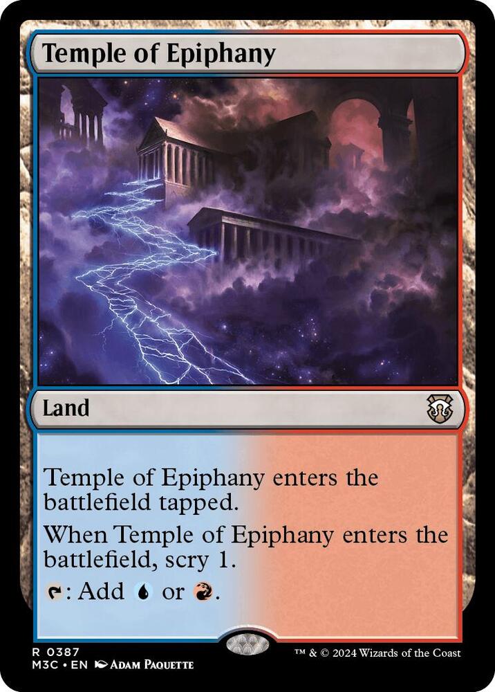 Temple of Epiphany 387/411 (Commander: Modern Horizons 3)  - Ripple Foil | Good Games Adelaide SA