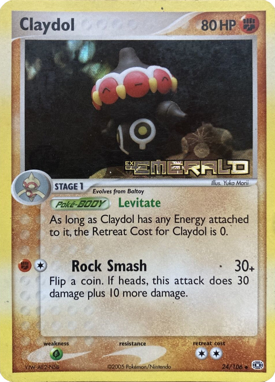 Claydol (24/106) (Stamped) [EX: Emerald] | Good Games Adelaide SA