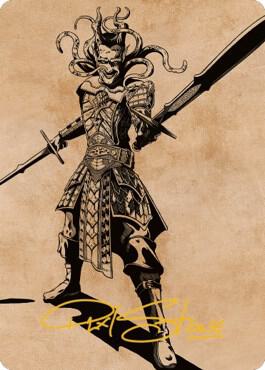 Zevlor Elturel Exile Art Card 78 81 Gold Stamped Signature 78 (Art Series: Commander Legends: Battle for Baldur's Gate)  | Good Games Adelaide SA
