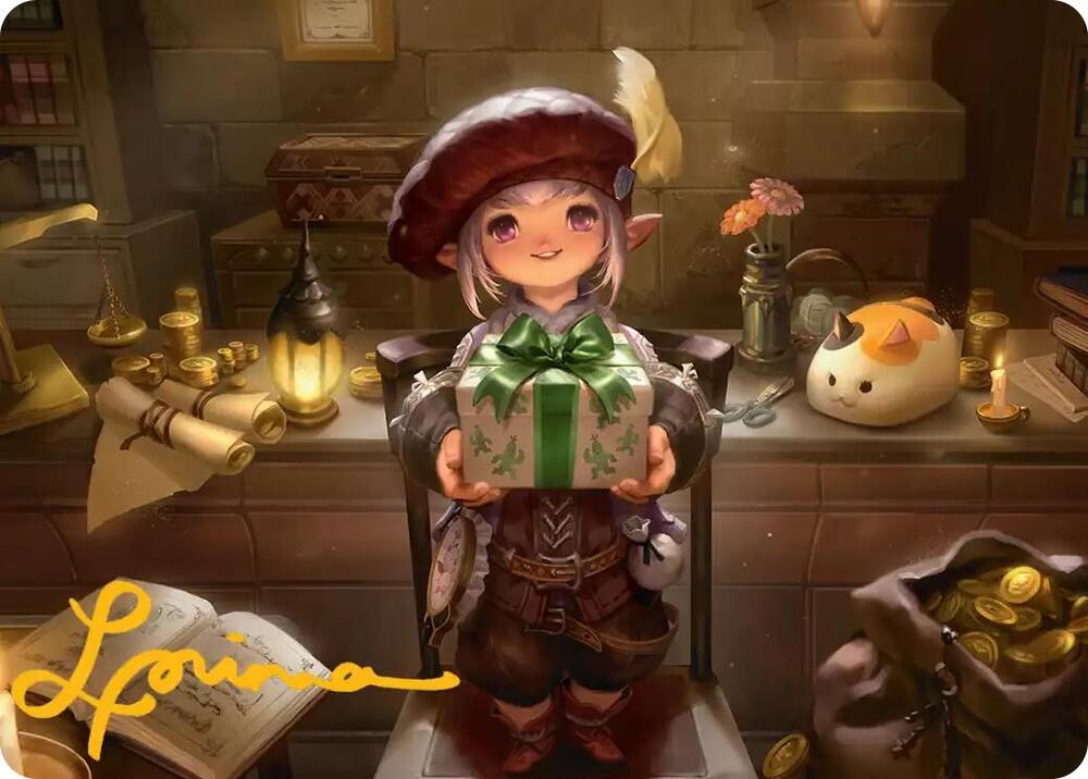 Tataru Taru Art Card Gold Stamped Signature 25 (Art Series: FINAL FANTASY)  | Good Games Adelaide SA