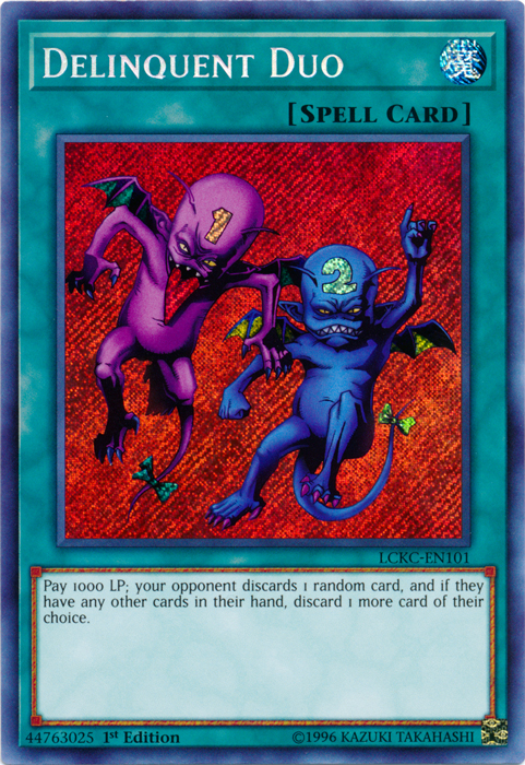 Delinquent Duo [LCKC-EN101] Secret Rare | Good Games Adelaide SA