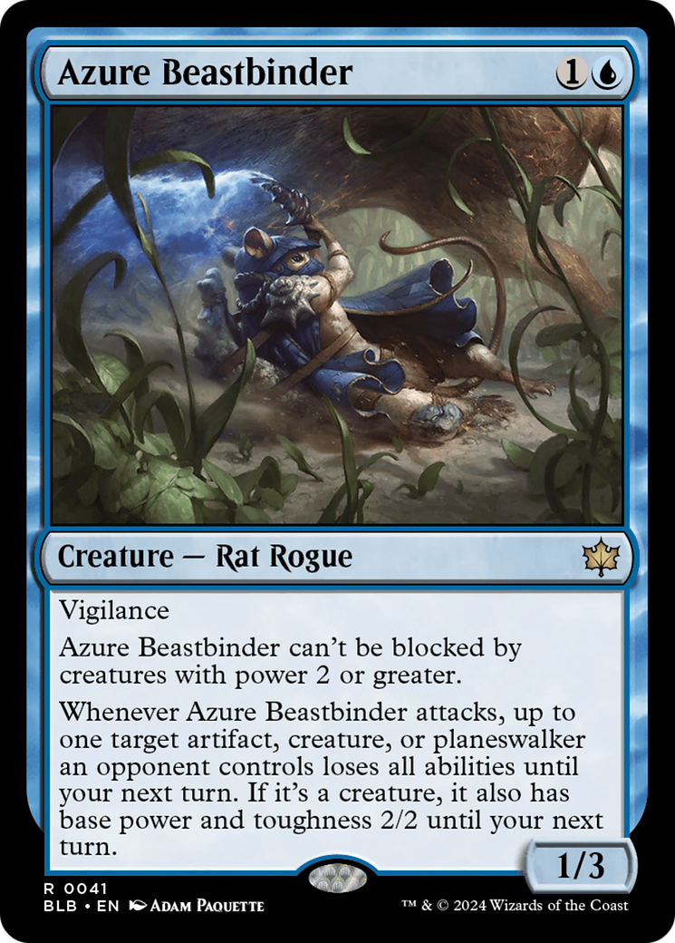 Azure Beastbinder [Bloomburrow] | Good Games Adelaide SA