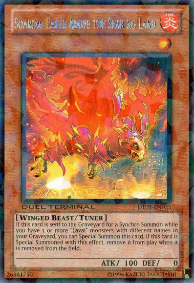 Soaring Eagle Above the Searing Land [DT05-EN023] Rare | Good Games Adelaide SA