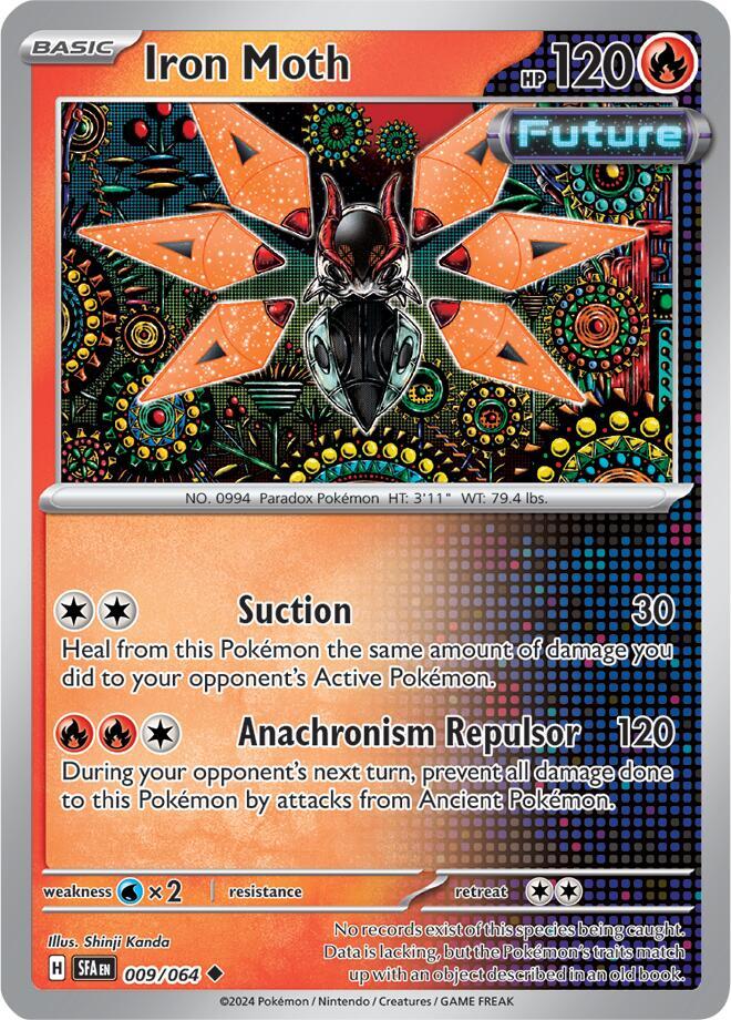 Iron Moth 009/064 (SV: Shrouded Fable)  - Reverse Holofoil | Good Games Adelaide SA