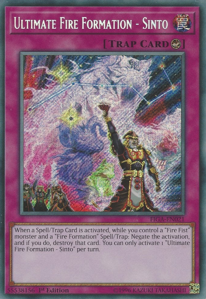 Ultimate Fire Formation - Sinto [FIGA-EN021] Secret Rare | Good Games Adelaide SA