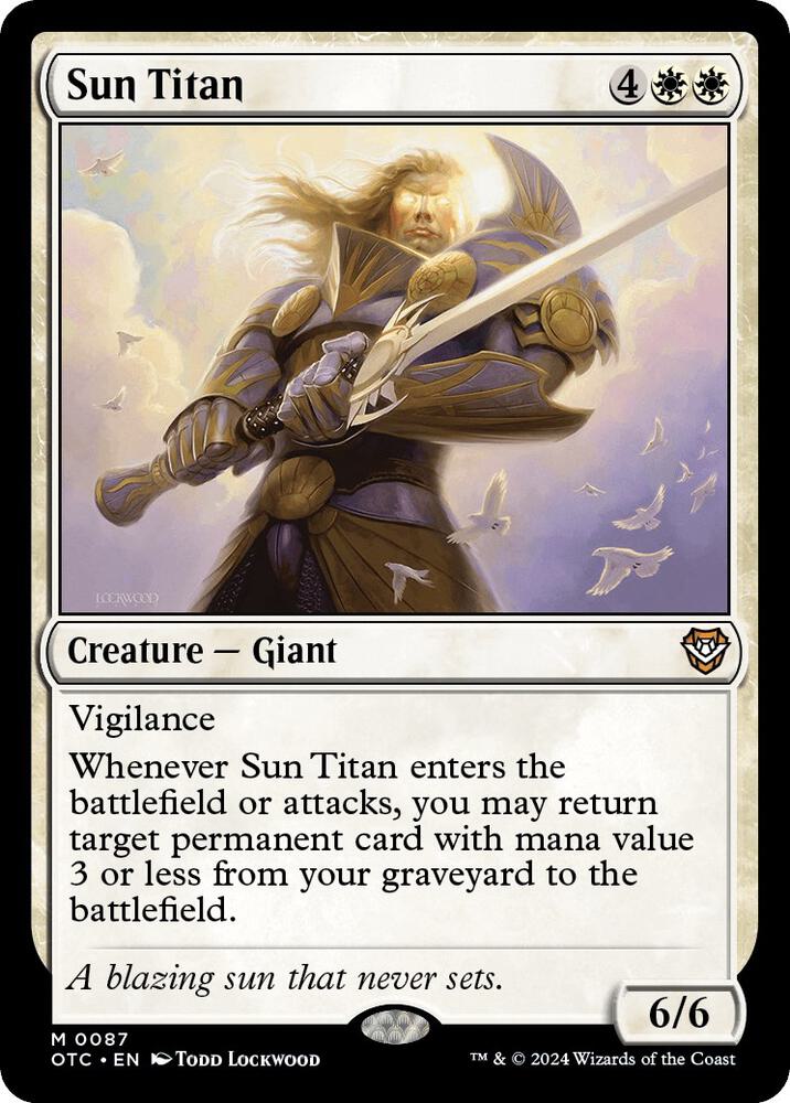 Sun Titan 87 (Commander: Outlaws of Thunder Junction)  | Good Games Adelaide SA