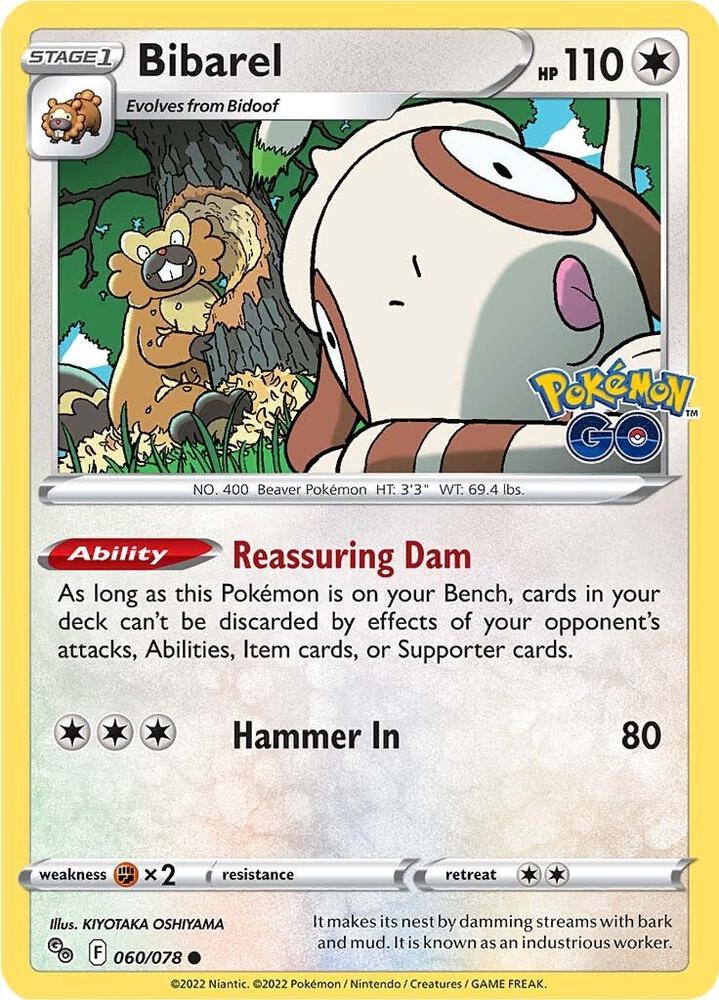 Bibarel 060/078 (Pokemon GO)  | Good Games Adelaide SA
