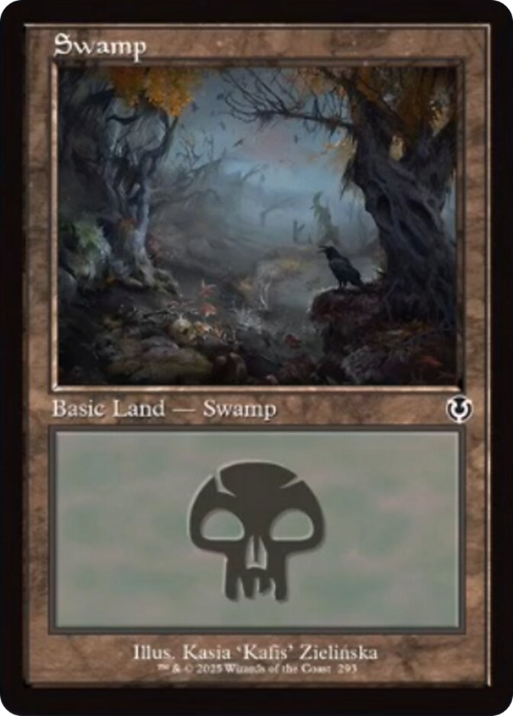 Swamp (293) (Retro Frame) [Innistrad Remastered] | Good Games Adelaide SA