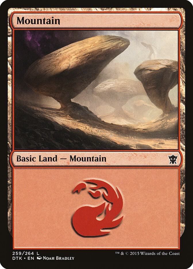 Mountain 259 (Dragons of Tarkir)  | Good Games Adelaide SA