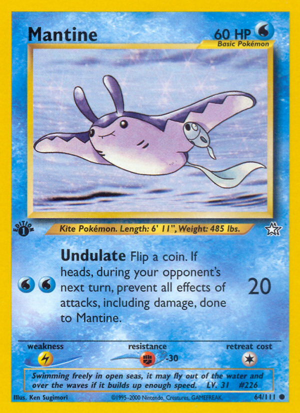 Mantine (64/111) [Neo Genesis 1st Edition] | Good Games Adelaide SA