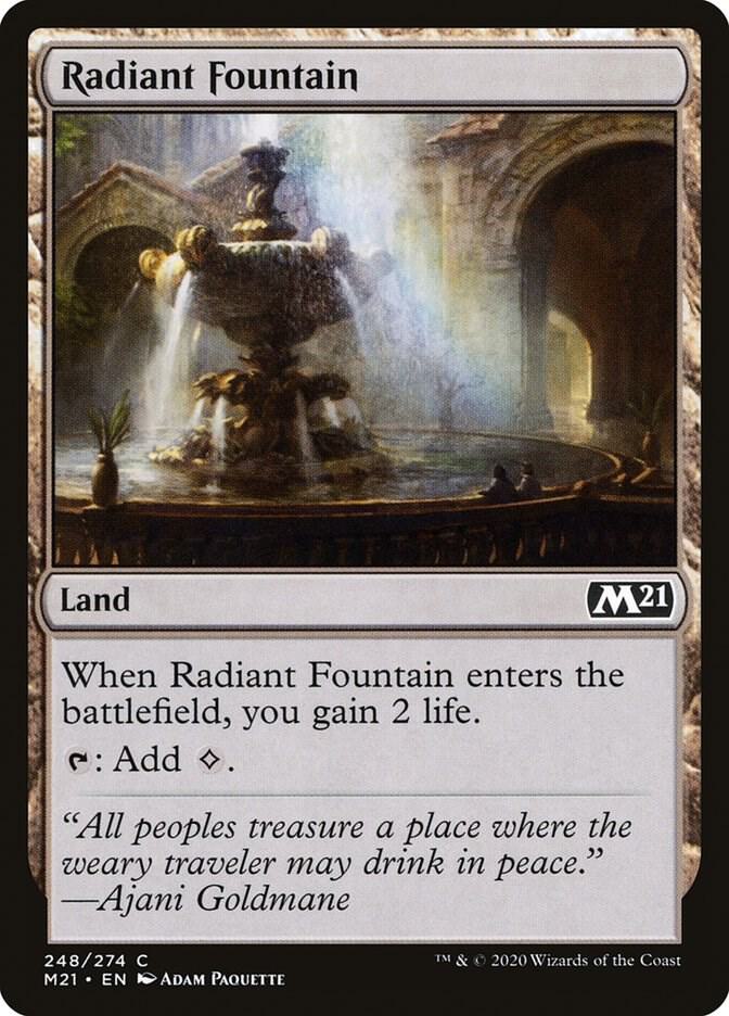 Radiant Fountain 248 (Core Set 2021)  | Good Games Adelaide SA