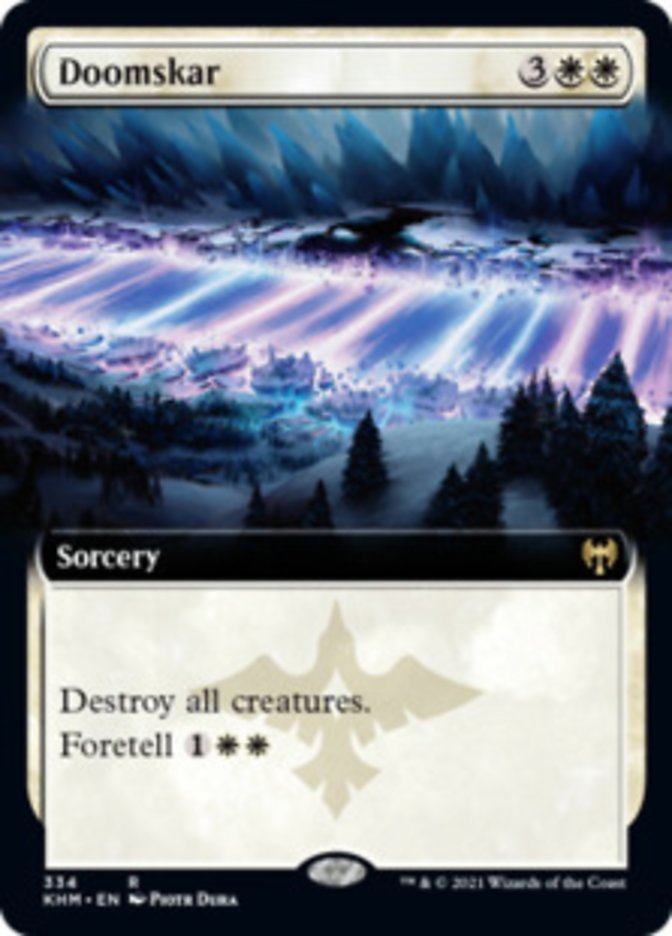 Doomskar (Extended Art) [Kaldheim] | Good Games Adelaide SA