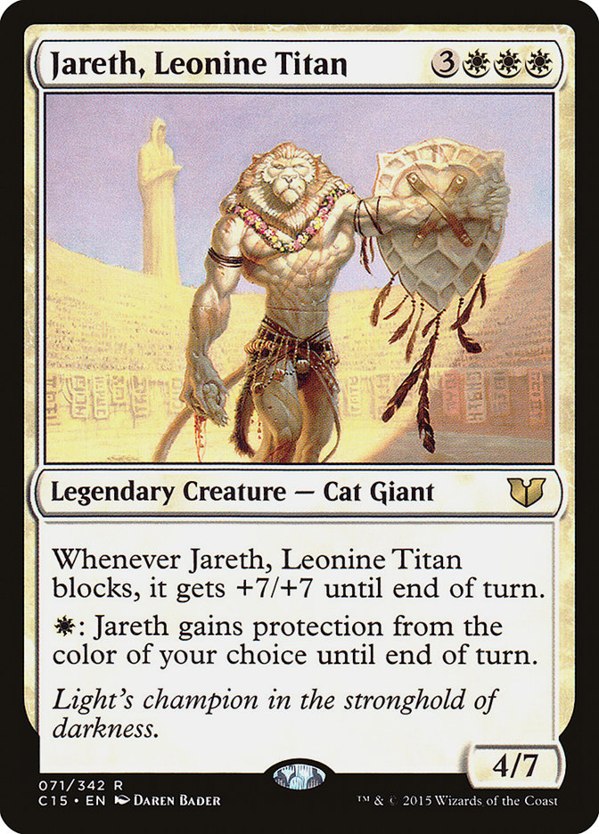 Jareth, Leonine Titan [Commander 2015] | Good Games Adelaide SA