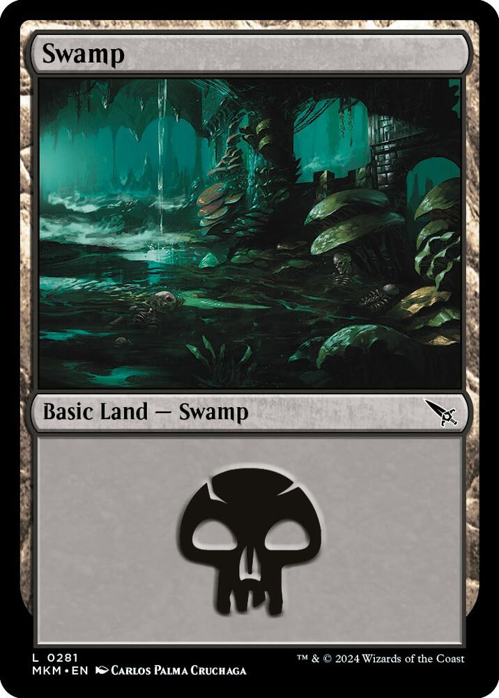 Swamp 0281 281 (Murders at Karlov Manor)  - Foil | Good Games Adelaide SA