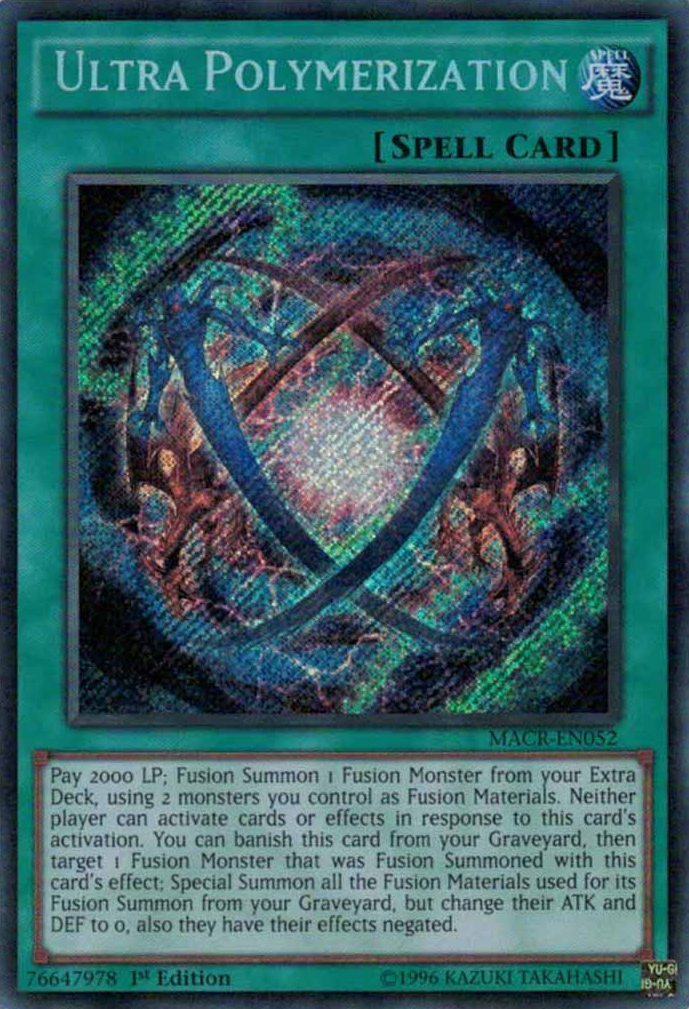 Ultra Polymerization [MACR-EN052] Secret Rare | Good Games Adelaide SA