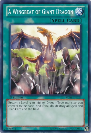 A Wingbeat of Giant Dragon [SDBE-EN023] Common | Good Games Adelaide SA