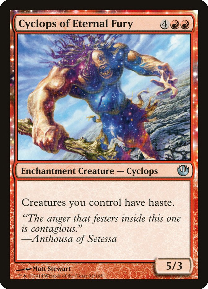 Cyclops of Eternal Fury 92 (Journey Into Nyx)  - Foil | Good Games Adelaide SA