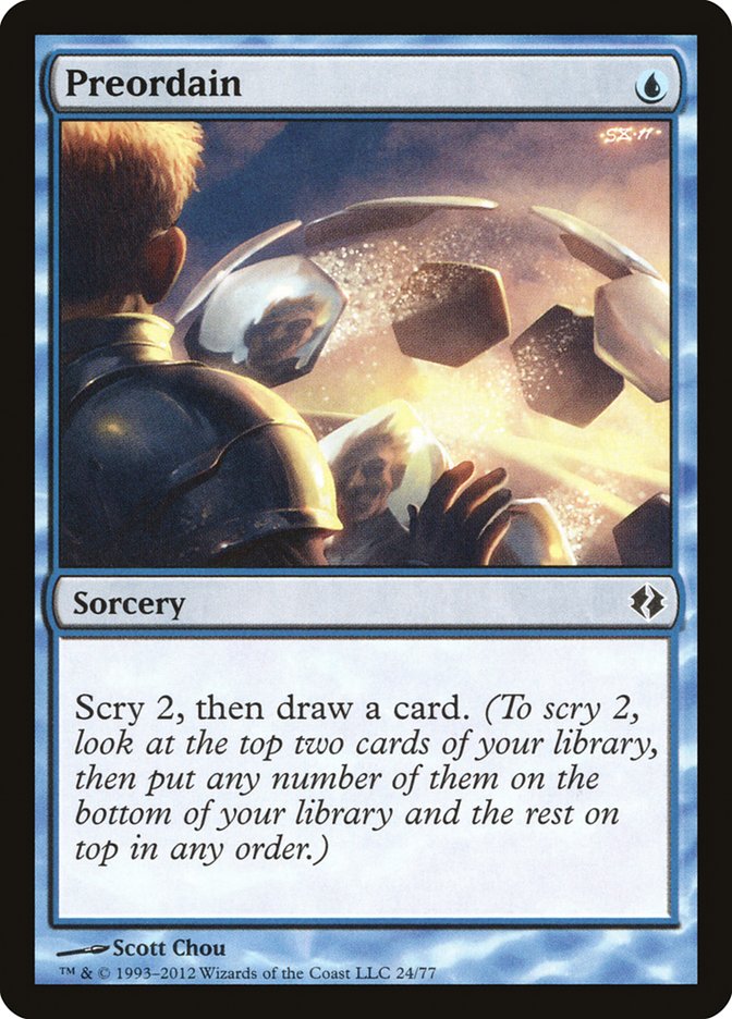 Preordain [Duel Decks: Venser vs. Koth] | Good Games Adelaide SA