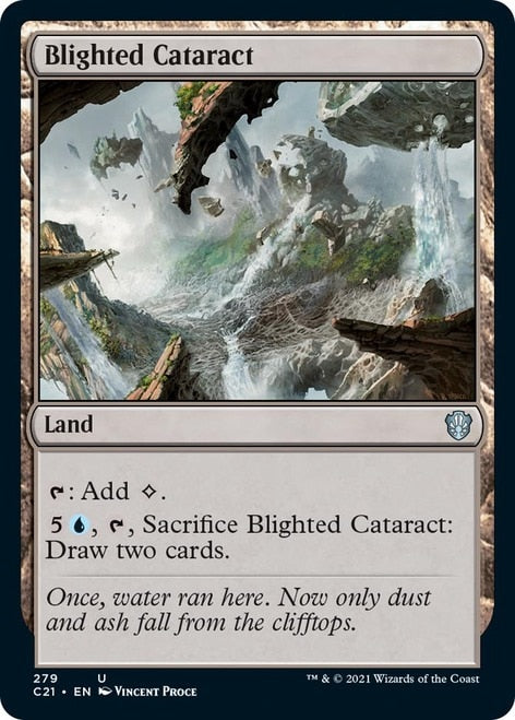 Blighted Cataract [Commander 2021] | Good Games Adelaide SA