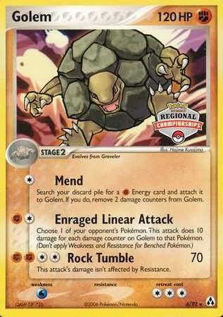 Golem 6 92 Regional Championships 006/092 (League & Championship Cards)  | Good Games Adelaide SA