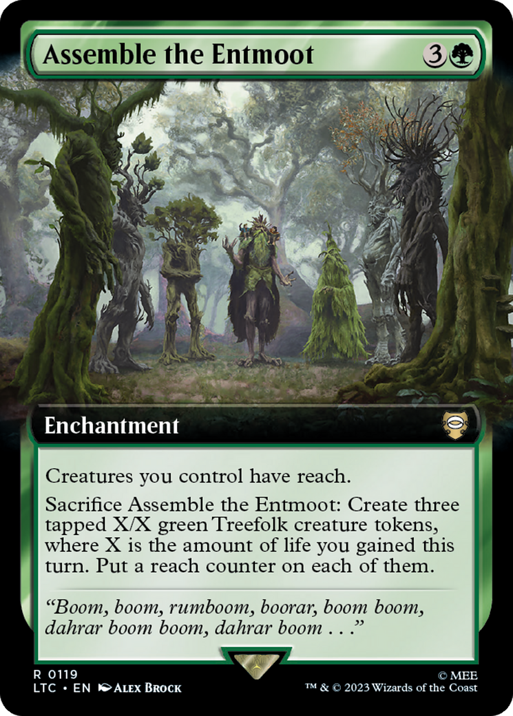 Assemble the Entmoot (Extended Art) [The Lord of the Rings: Tales of Middle-Earth Commander] | Good Games Adelaide SA