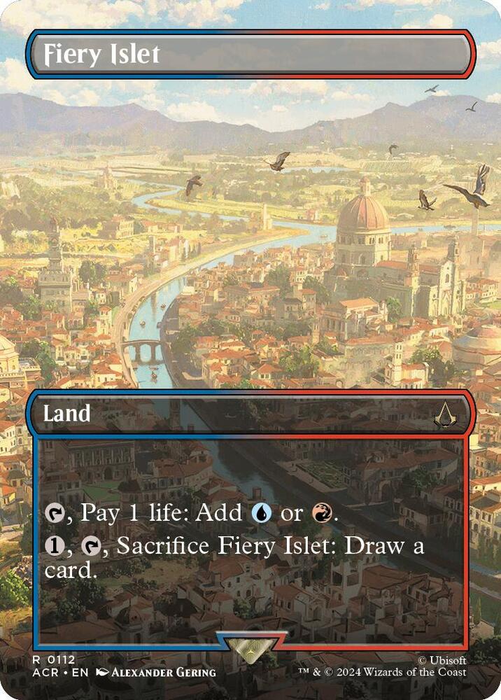 Fiery Islet 112 (Universes Beyond: Assassin's Creed)  - Foil | Good Games Adelaide SA
