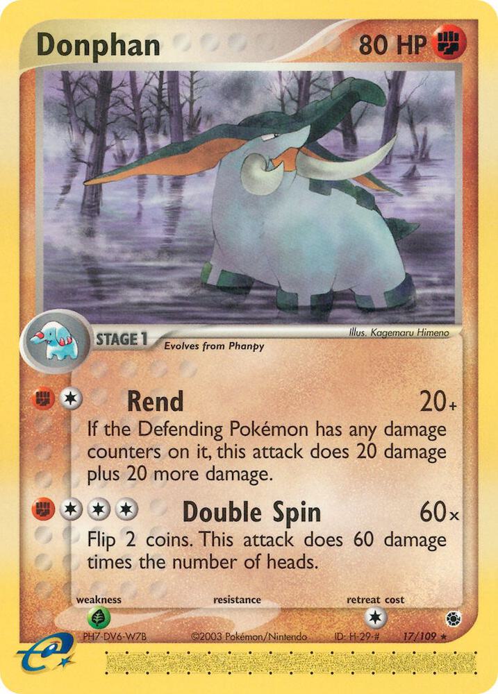 Donphan 17/109 (Ruby and Sapphire)  | Good Games Adelaide SA