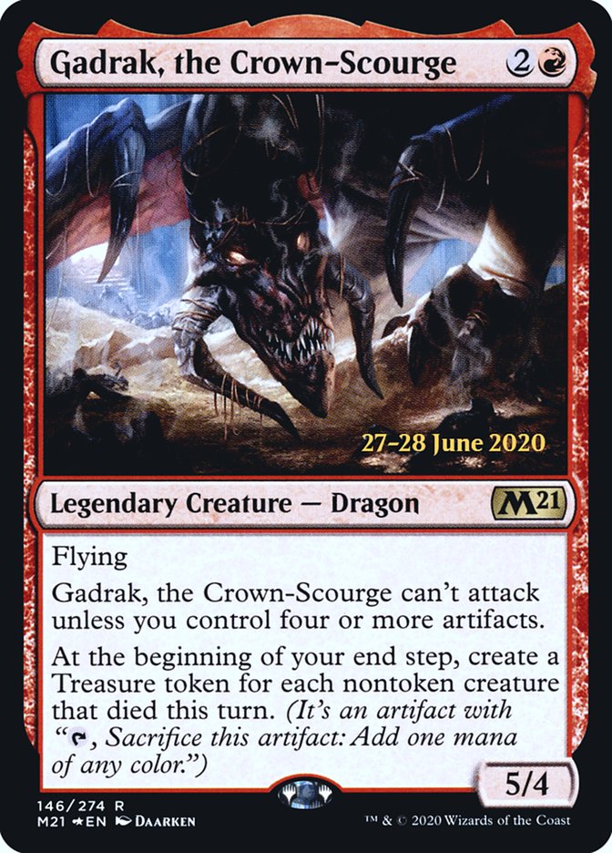 Gadrak, the Crown-Scourge  [Core Set 2021 Prerelease Promos] | Good Games Adelaide SA