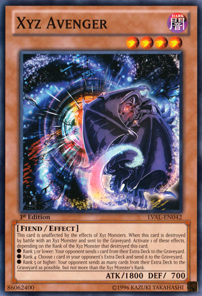 Xyz Avenger [LVAL-EN042] Common | Good Games Adelaide SA