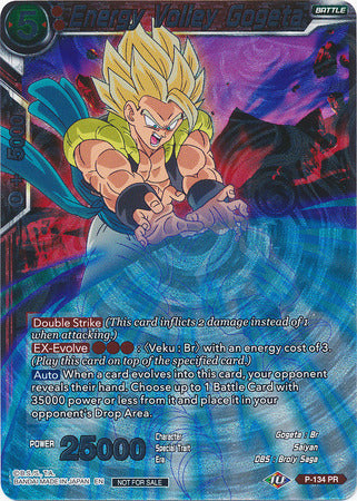 Energy Volley Gogeta (Series 7 Super Dash Pack) (P-134) [Promotion Cards] | Good Games Adelaide SA