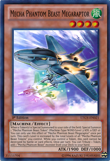 Mecha Phantom Beast Megaraptor [LTGY-EN021] Super Rare | Good Games Adelaide SA