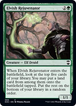 Elvish Rejuvenator 60 (Commander: Kaldheim)  | Good Games Adelaide SA