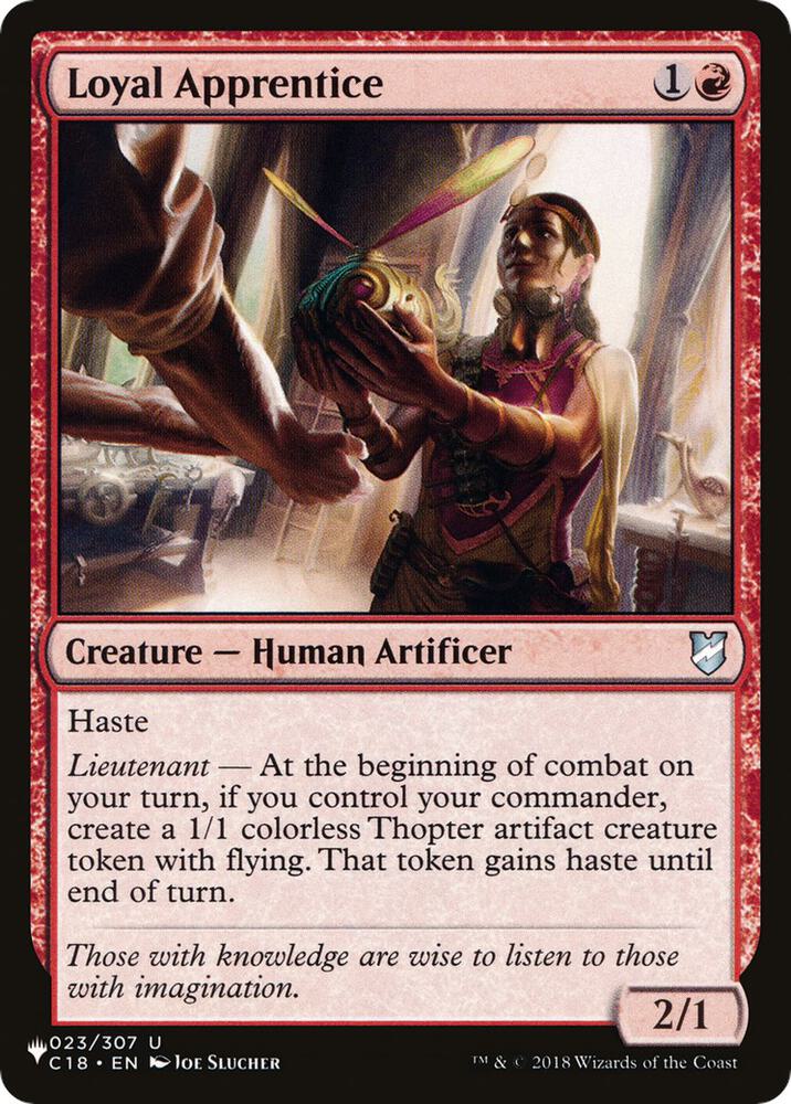 Loyal Apprentice 023/307 (The List Reprints)  | Good Games Adelaide SA