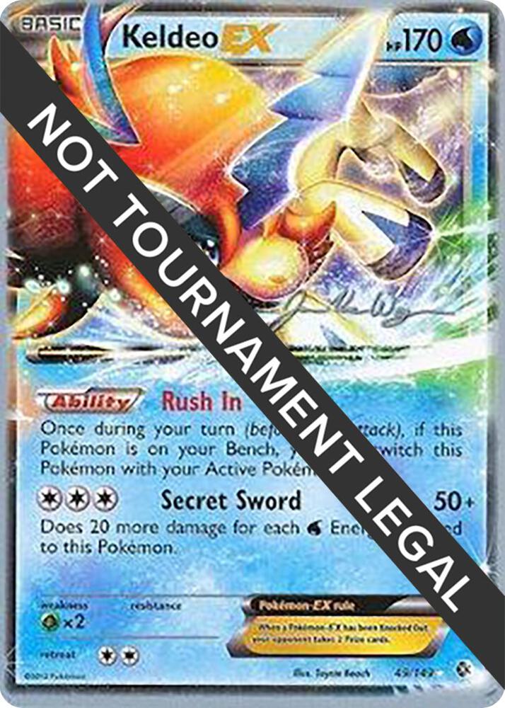 Keldeo EX 2015 Jacob Van Wagner 49/149 (World Championship Decks)  | Good Games Adelaide SA