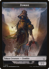 Elemental (02) // Zombie Double-Sided Token [March of the Machine Tokens] | Good Games Adelaide SA