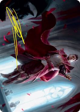 Markov Waltzer Art Card Gold Stamped Signature 63 (Art Series: Innistrad: Crimson Vow)  | Good Games Adelaide SA