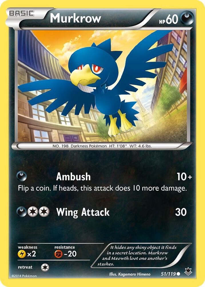 Murkrow 51/119 (XY - Phantom Forces)  | Good Games Adelaide SA