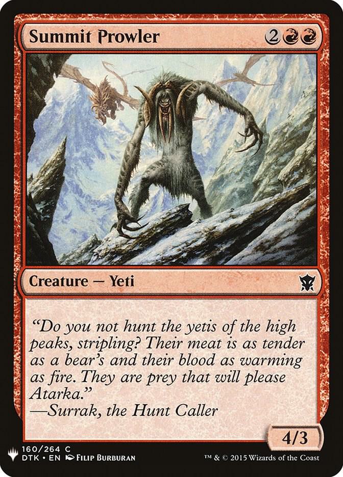 Summit Prowler 160 (The List Reprints)  | Good Games Adelaide SA