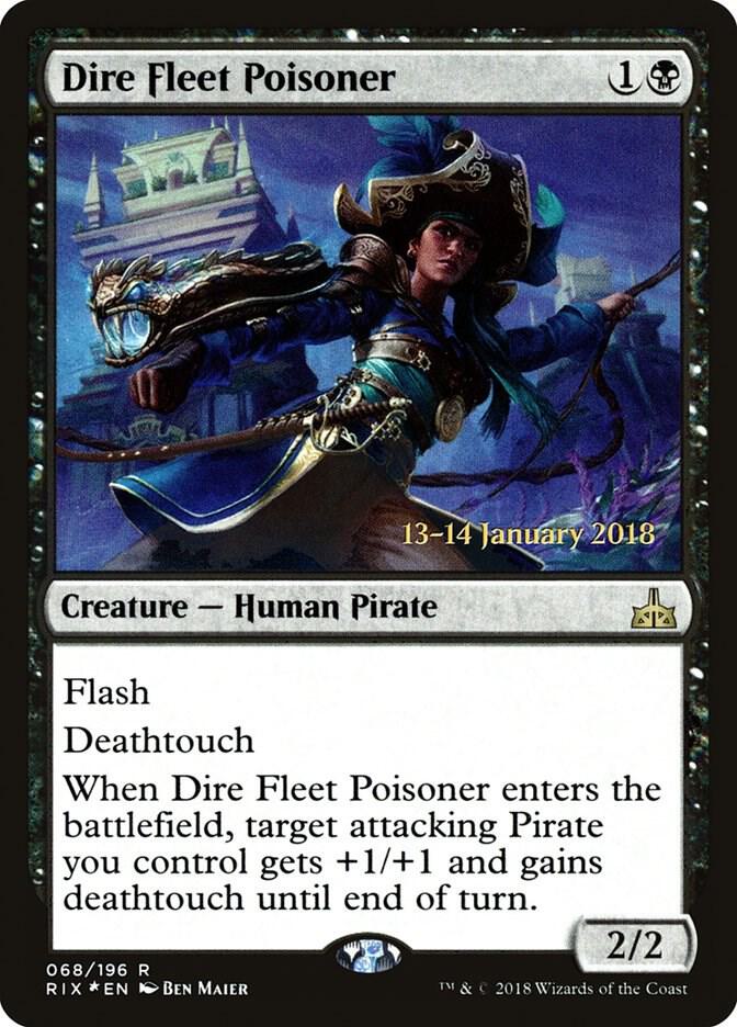 Dire Fleet Poisoner 68 (Prerelease Cards)  - Foil | Good Games Adelaide SA
