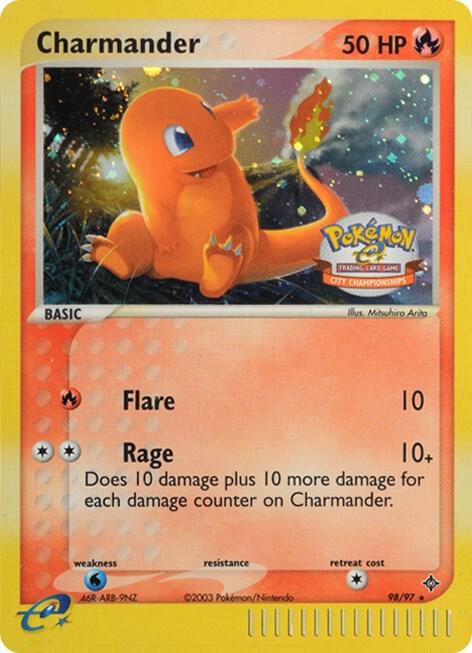 Charmander 98 97 City Championships 098/097 (League & Championship Cards)  - Holofoil | Good Games Adelaide SA