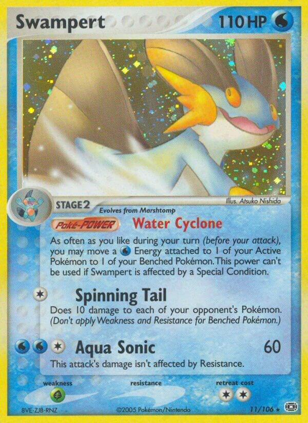 Swampert 11/106 (Emerald)  - Holofoil | Good Games Adelaide SA