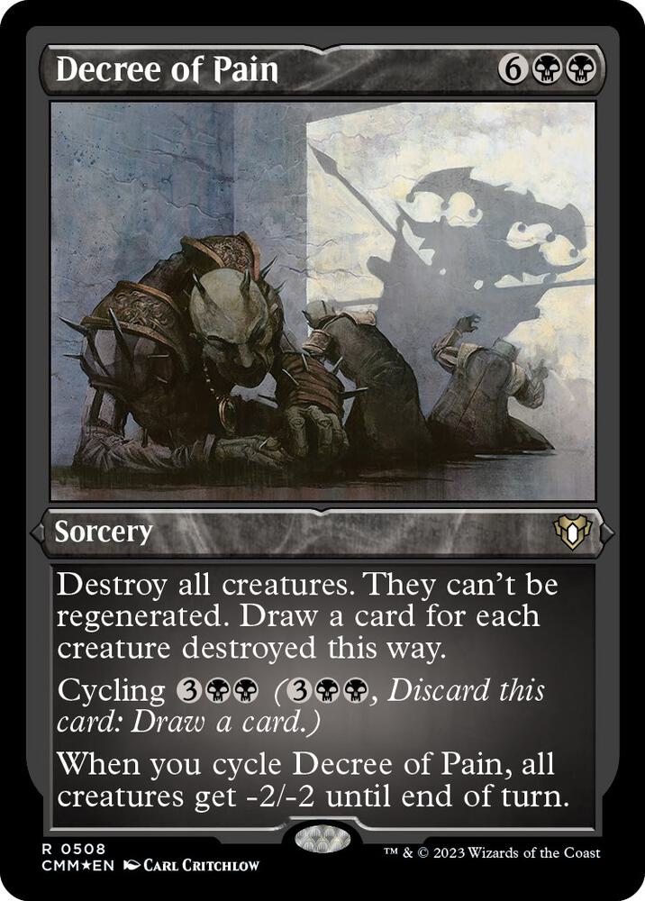 Decree of Pain 508 (Commander Masters)  - Foil | Good Games Adelaide SA