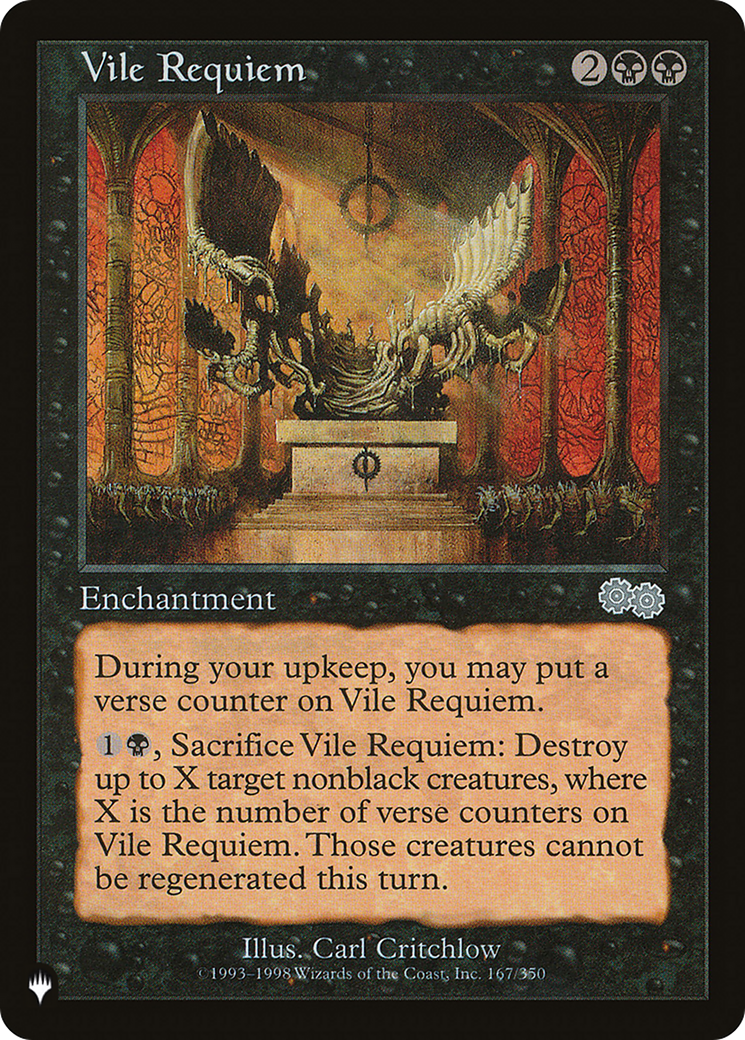 Vile Requiem (USG) [The List Reprints] | Good Games Adelaide SA