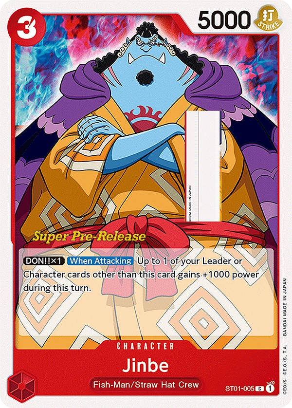 Jinbe [Super Pre-Release Starter Deck: Straw Hat Crew] | Good Games Adelaide SA