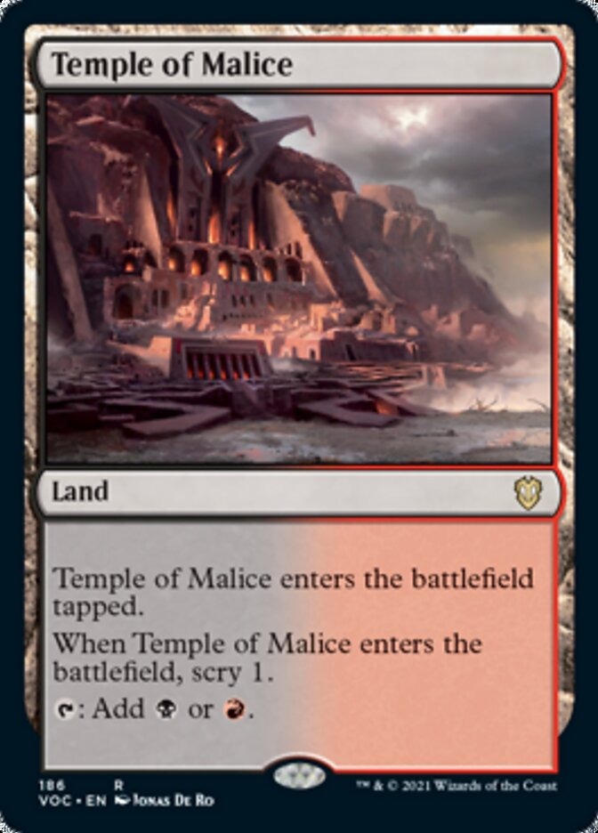 Temple of Malice [Innistrad: Crimson Vow Commander] | Good Games Adelaide SA