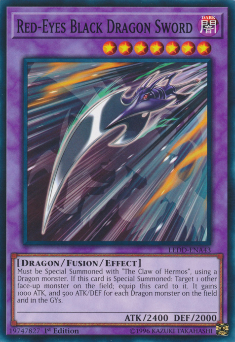 Red-Eyes Black Dragon Sword [LEDD-ENA43] Common | Good Games Adelaide SA